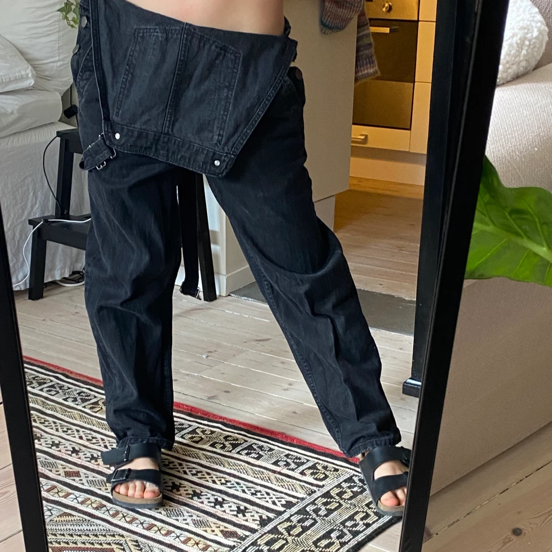 Trendiga hängselbyxor  - 91