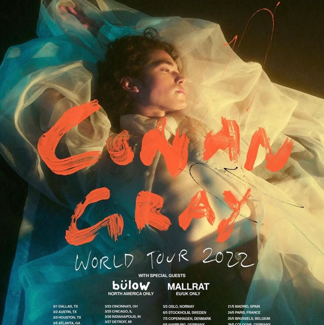 Conan Gray Fredag 6e Maj