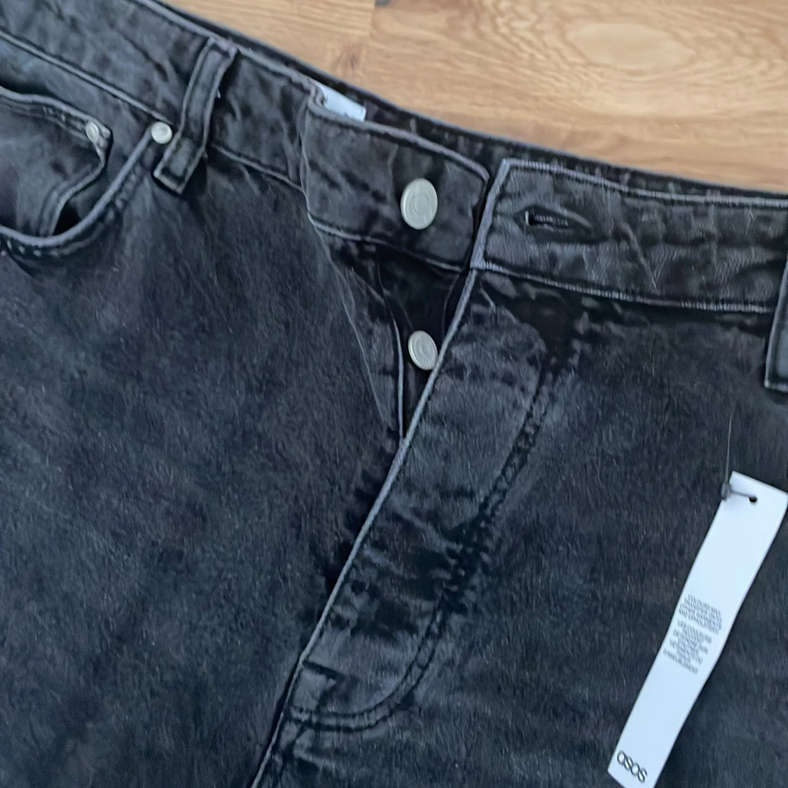 Asos straight grey/black  - 91