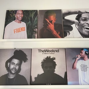 Tavlor  - Säljer dessa canvastavlor med olika rappare/artister för 150kr/st 😊