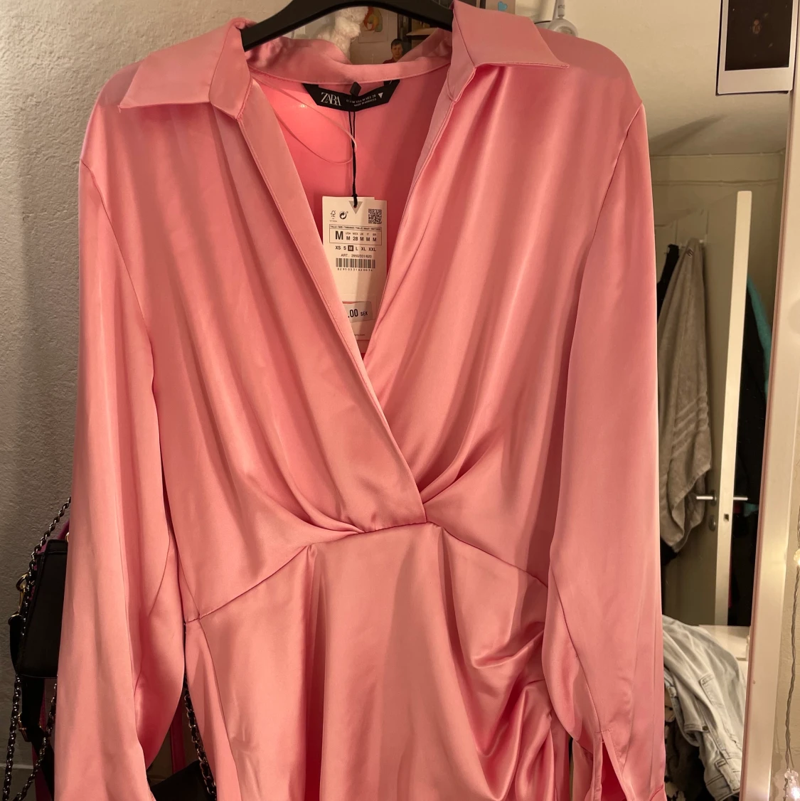 Rosa klänning från zara