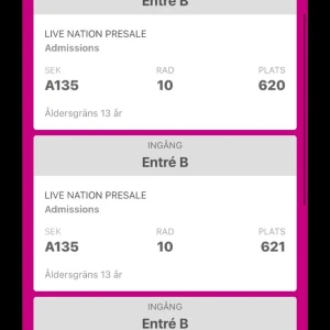 Harry styles biljetter - 3 st harry styles biljetter som vi tyvärr inte har användning för. Köpt för 2200, kontakta gärna så fort som möjligt 💖