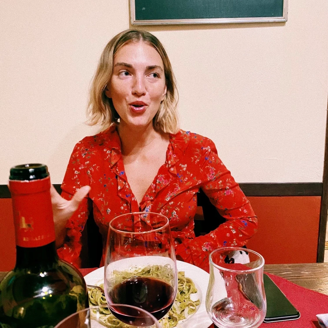 Silkesklänning paloma blue - 91