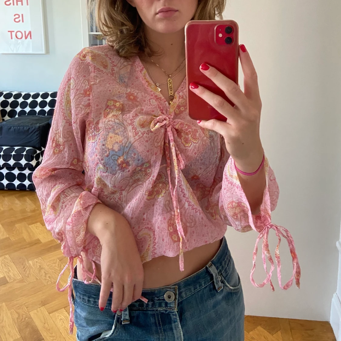 Vintage Sommar topp, cover up  - 90