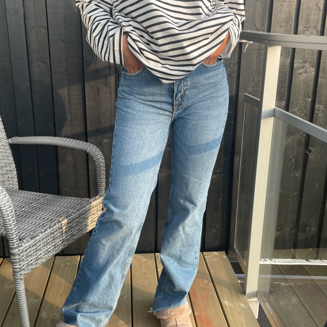 Straight blue jeans - 90