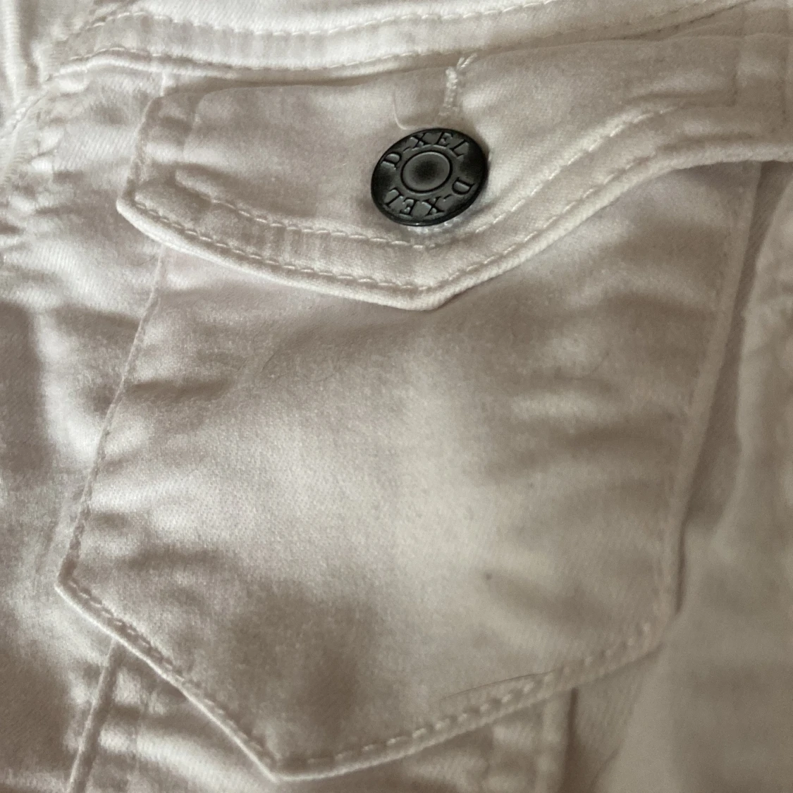 Vit jeans jacka  - 90