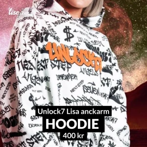 Lisa anckarman EGO DEATH HOODIE - Lisa anckarman ego death hoodie.  Använd en gång.  Storlek L-XL oversize  I nyskick och jätte fin.   Kan skickas. Frakt tillkommer med 66kr spårbart! 