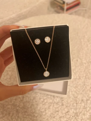 Pilgrim rose halsband örhängen set smycken - Helt nya Nypris: ca 600kr