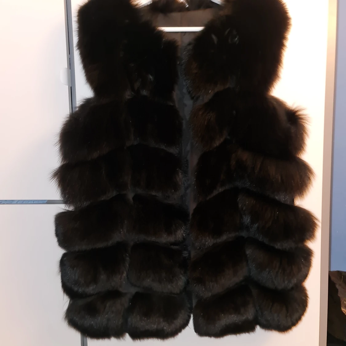 ÄKTA PÄLS VÄST  - 91