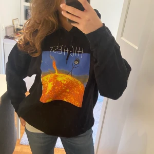Hoodie  - Säljer denna supersnygga Travis-Scott hoodien! Köpt för ca. 1000kr från hans hemsida. Använd fåtal gånger och i otroligt bra skick! DM vid intresse!💕💕 (köpare står för frakt)