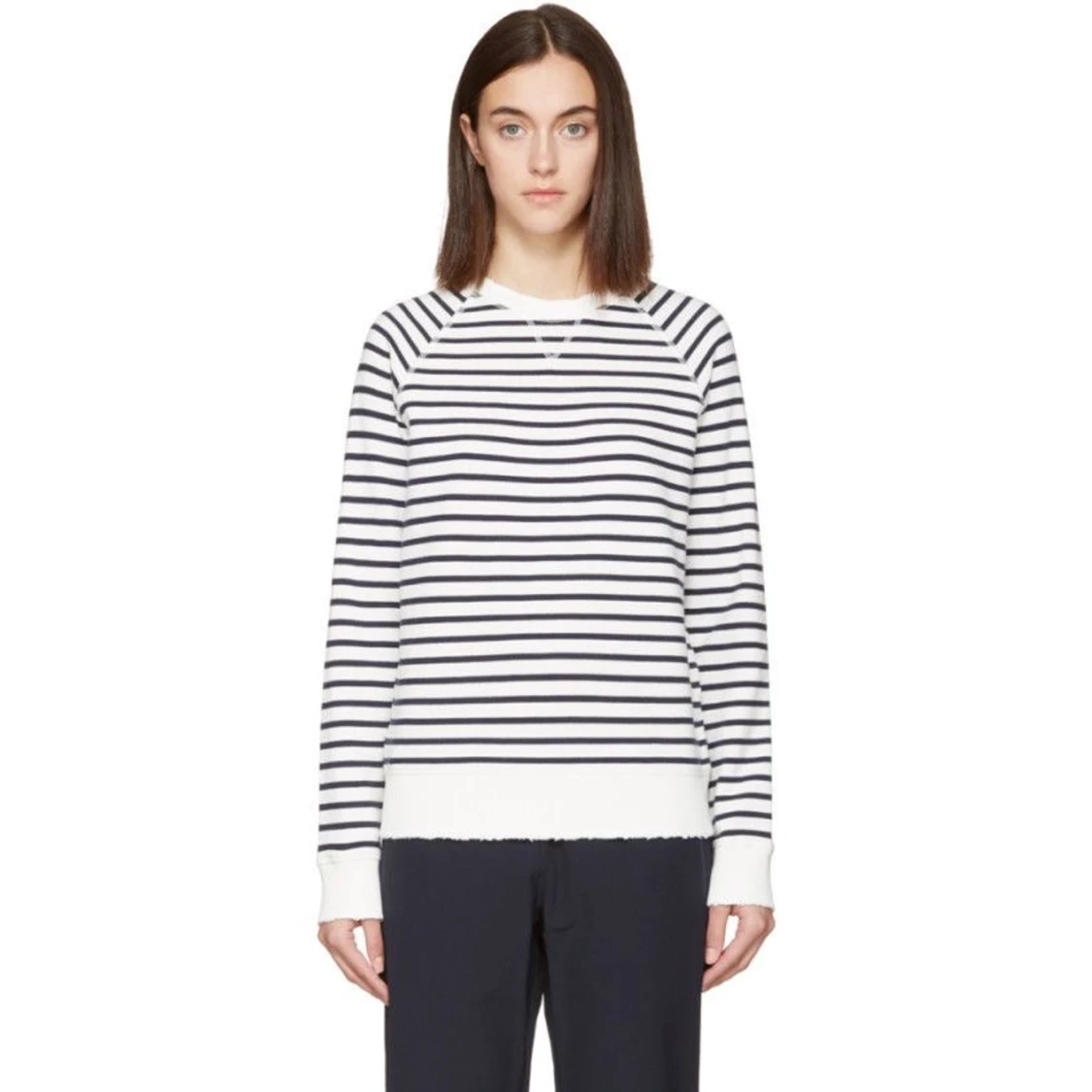 Randig sweatshirt  - 90