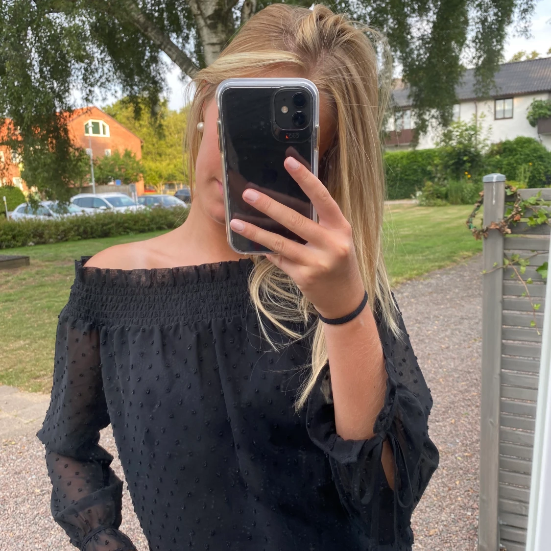 Offshoulder tröja