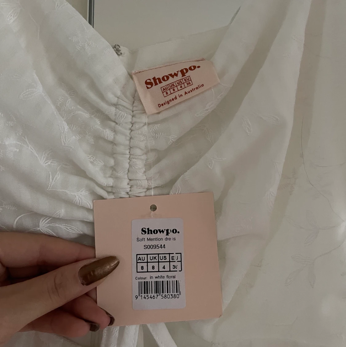 Vit Studentklänning  - 91