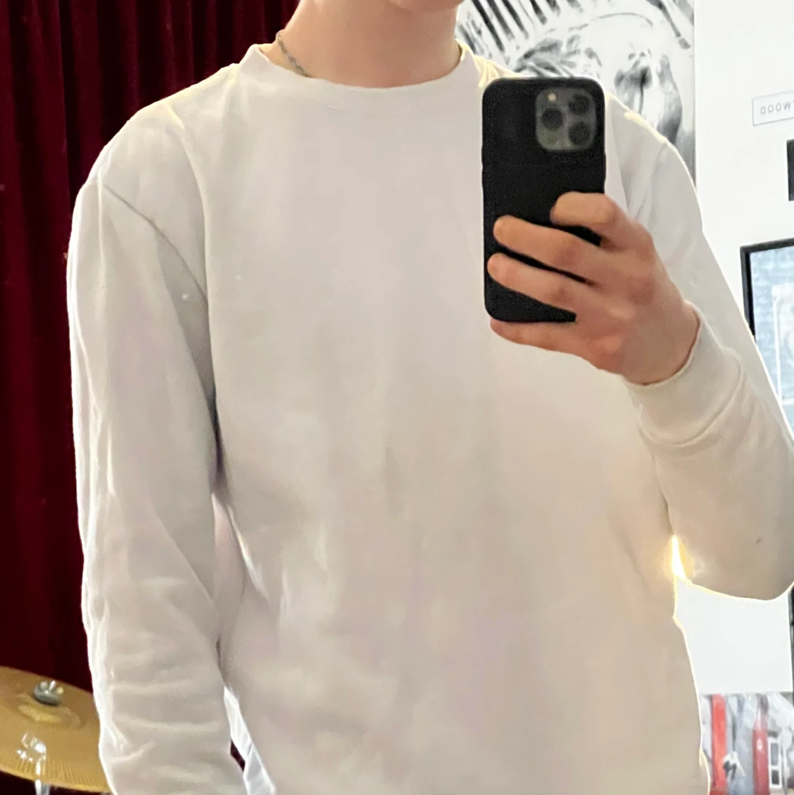 Vit sweater från HM