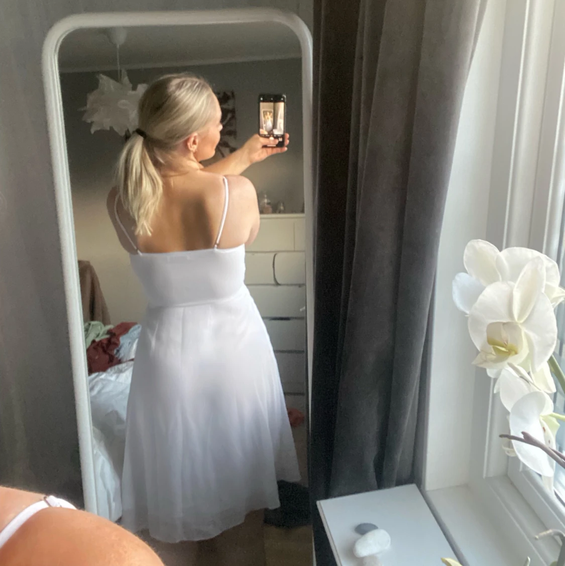 Vit klänning - 90