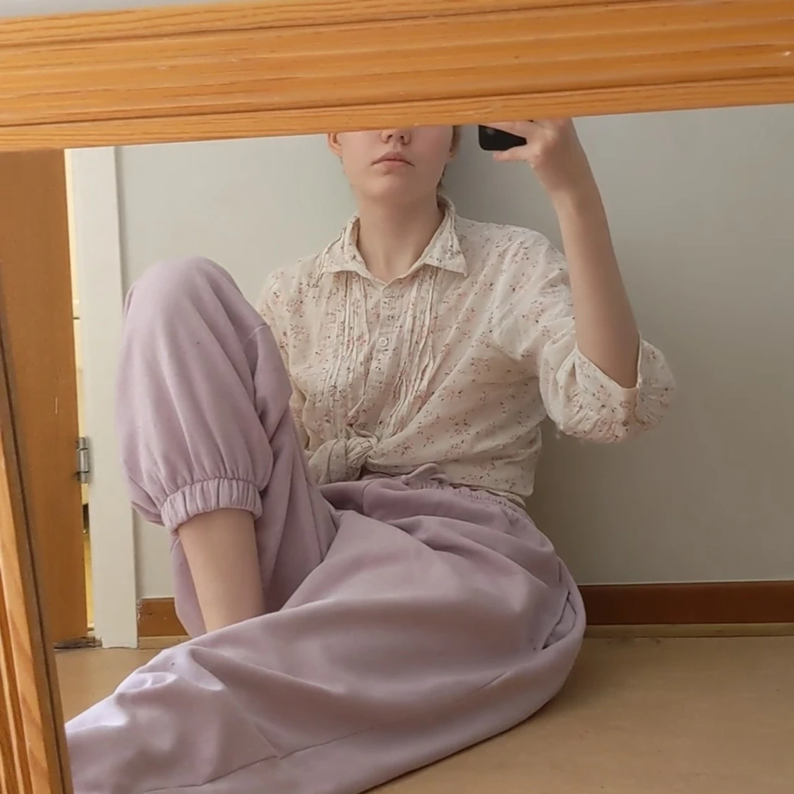 Large ljus lila H&M mjukisbyxor - 91