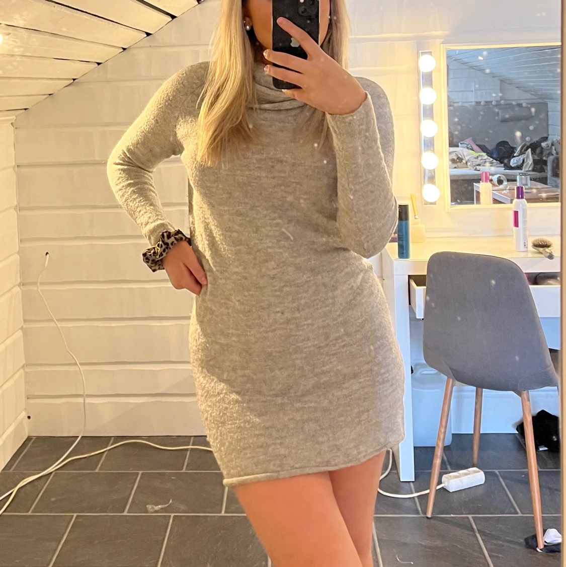 stickad klänning från kappahl