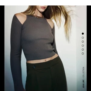 Zara topp cut out - Säljer denna populära zara toppen med cutouts. Använd fåtal gånger, så bra skick🥰 storlek s, skickar spårbart med postnord