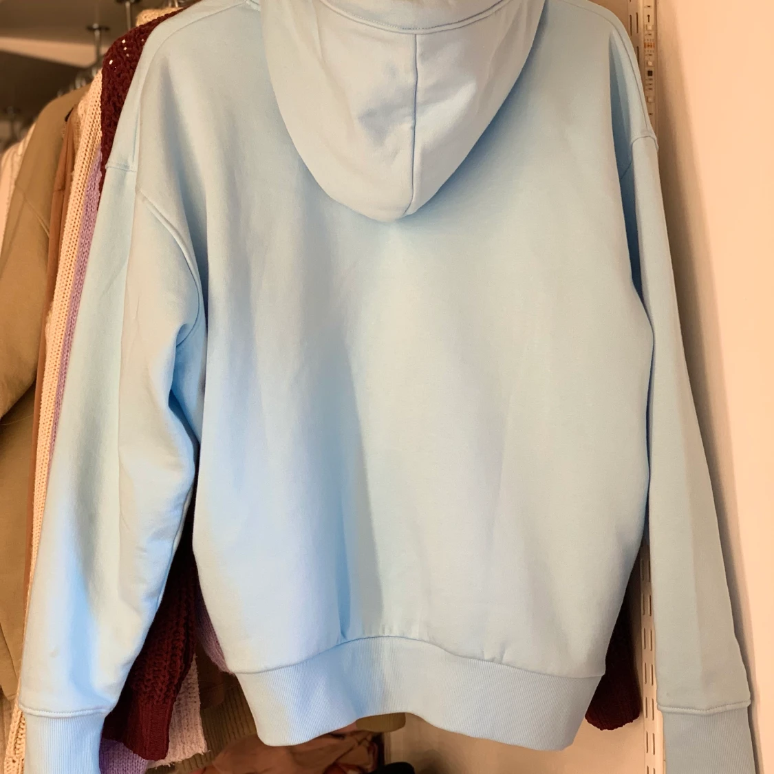 Oversized Hoodie, Blå - 90