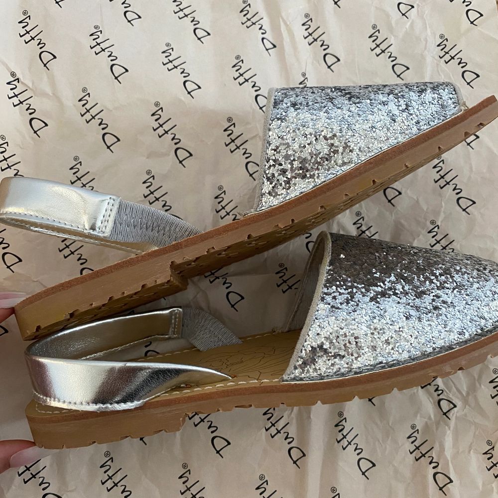 Tofflor Glitter Silver | Plick Second Hand
