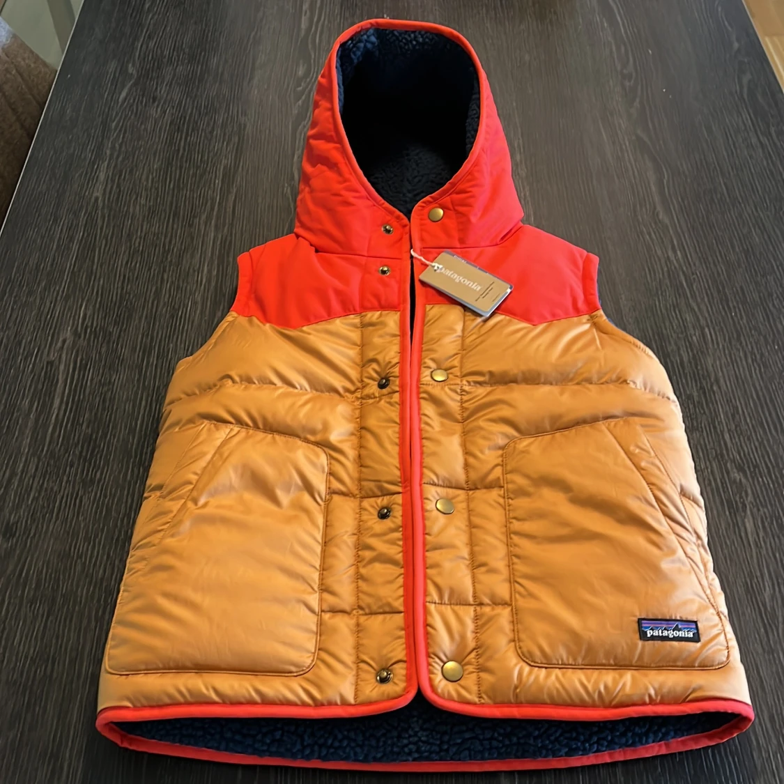 Vändbar Patagonia väst - 90