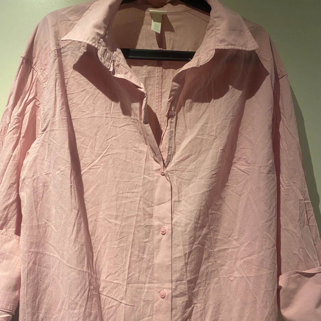 Lång rosa skjorta  - 90