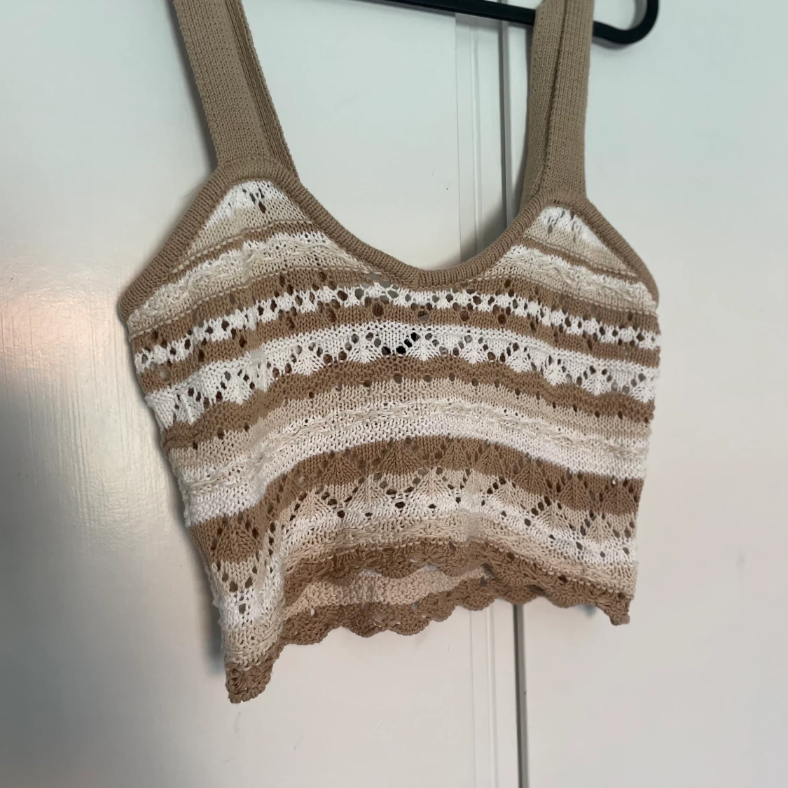 Stickat linne storlek: xs