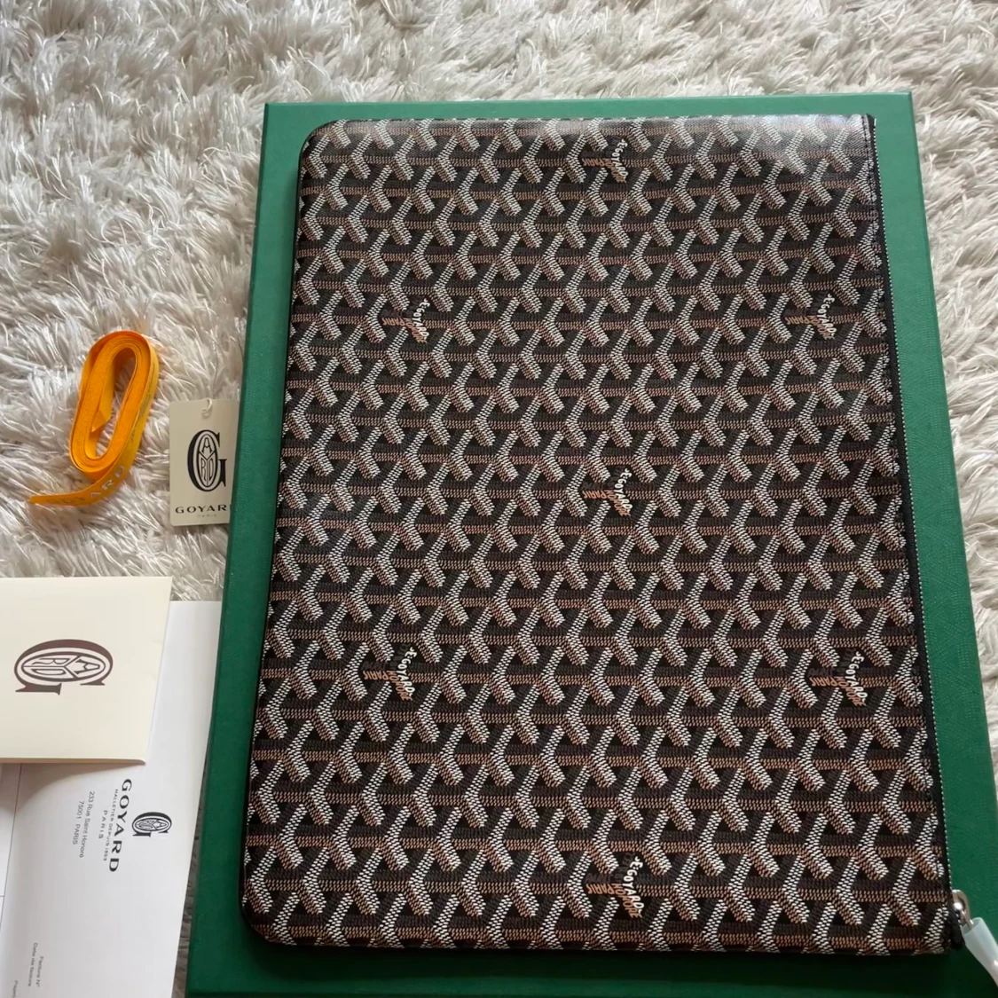 Goyard senat pouchette noir GM - 90