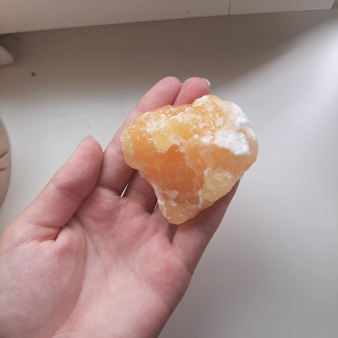 Orange Calcite  - 91