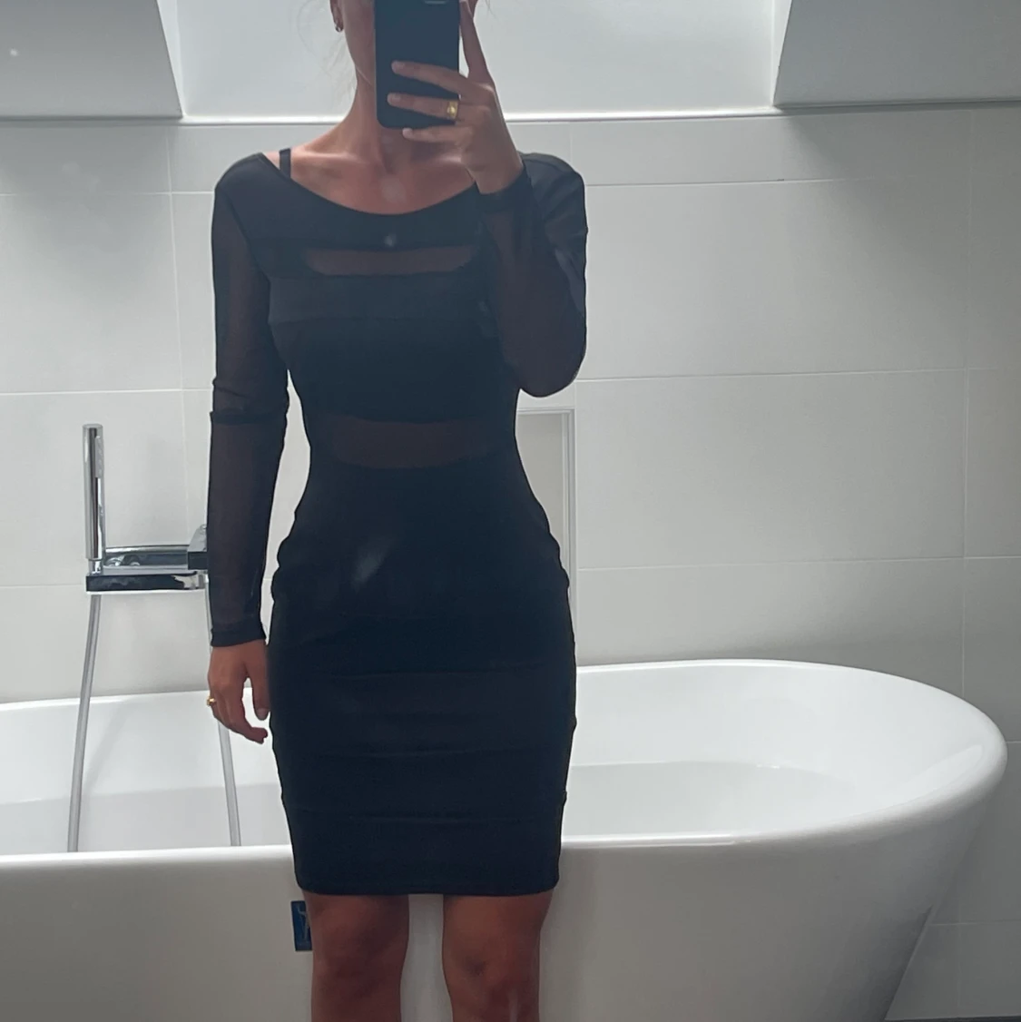 Svart kort klänning helt oanvänd  - 90