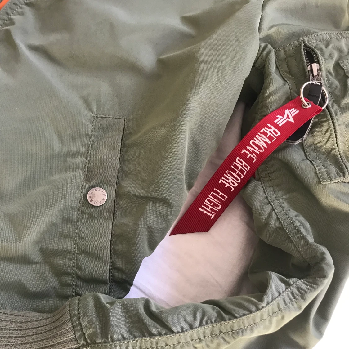 Alpha jacka i fint skick storlek S - 91