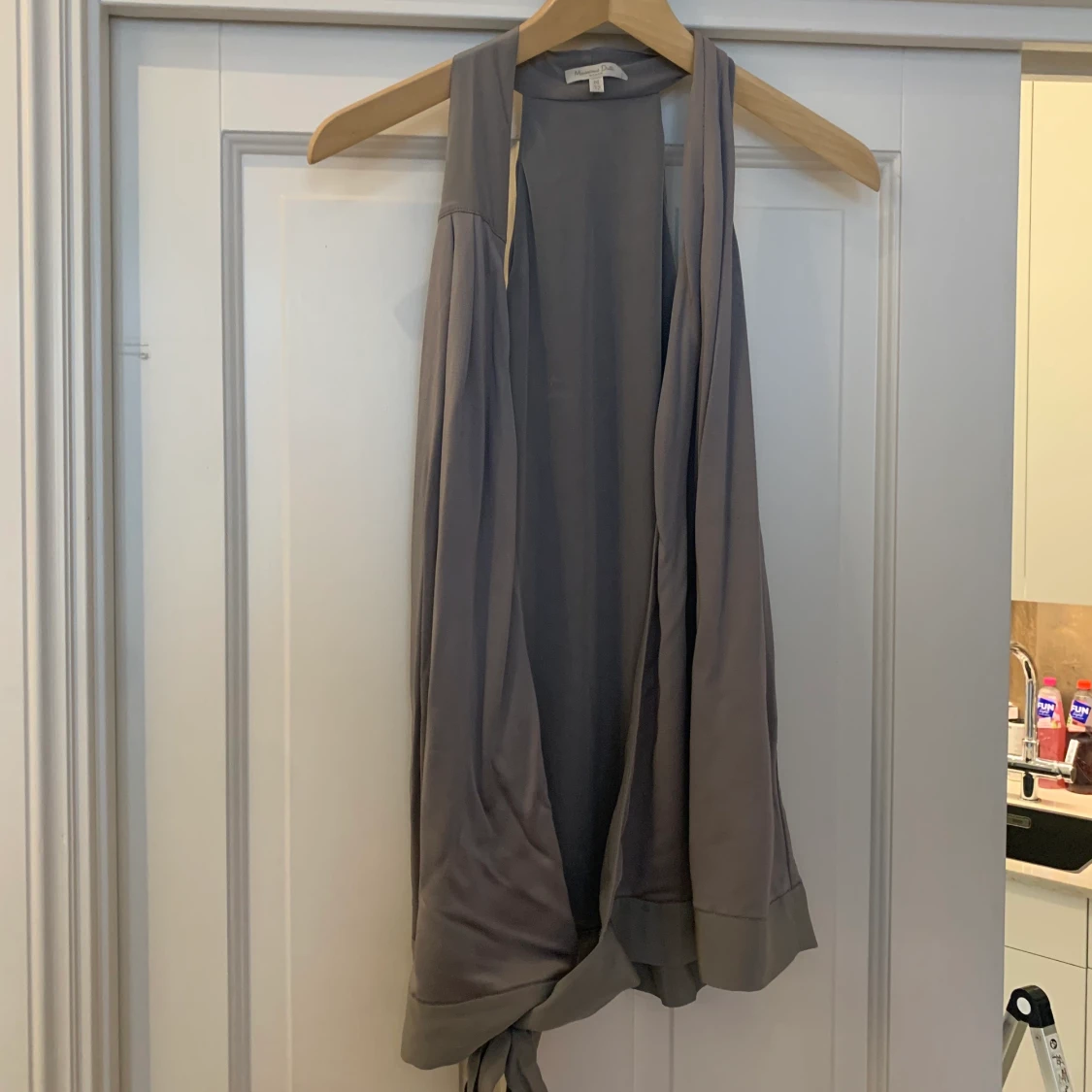 Massimo Dutti klänning ljusgrå strl M - 91