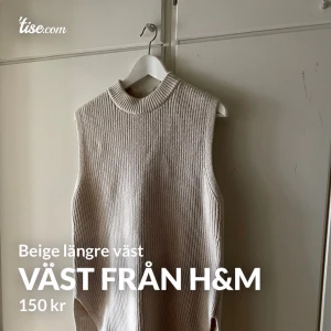 STICKAD VÄST HM - Storlek S