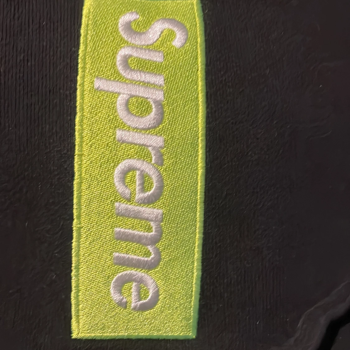 Supreme box logo Black/lime size S - 90