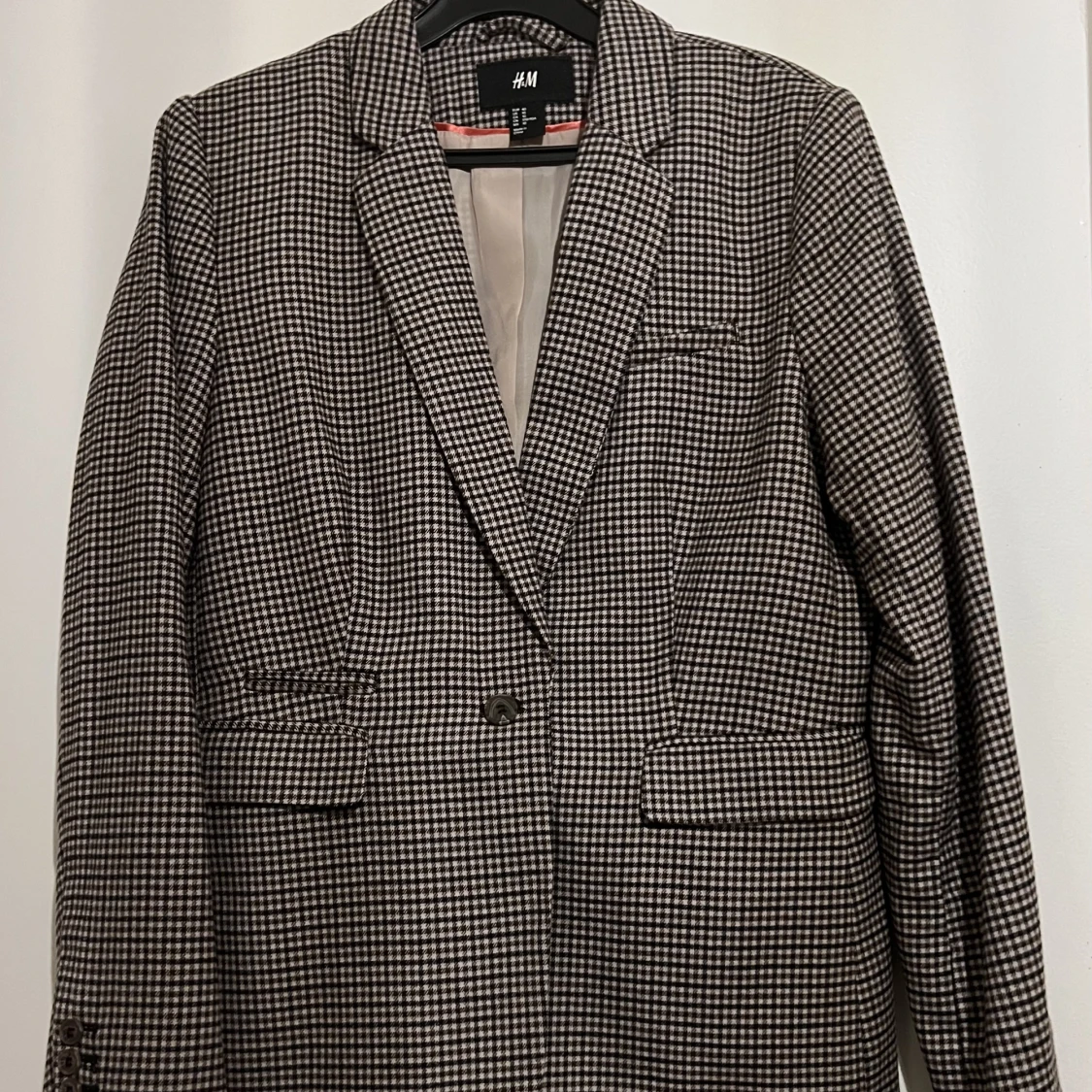 Rutig H&M kavaj 🤎