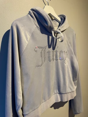 Juicy Couture Hoodie  - Säljer denna gråa Juicy Couture Hoodie i storlek M, pga garderobsrensning. Är i nästan helt nytt skick, använd 2 gånger. 