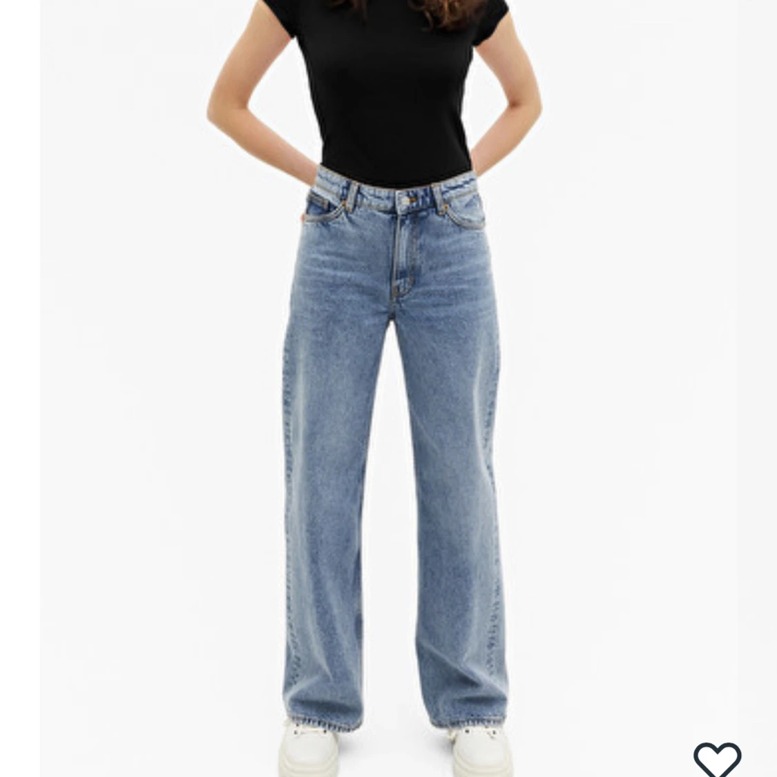 Wide blue jeans strl xs - 91