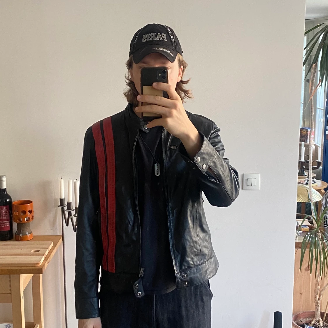 Racing Motorcykel Skinnjacka - 91