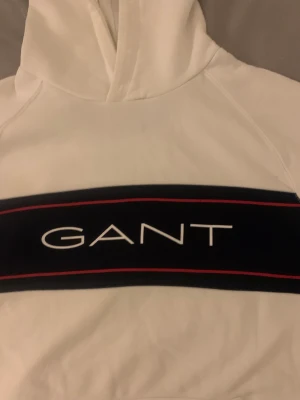 Gant strl M  - Gant tjocktröja med en skön huva. Strl M  Säljer för 309 men kan tänka mig att gå ner i pris vid snabb affär. Jag möts upp i sthlm men går även att fraktas med postnord - spårbart för er säkerhet. 