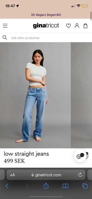 lågmidjade jeans - slutsålda lågmidjade jeans från ginatricot. Helt nya o oanvända