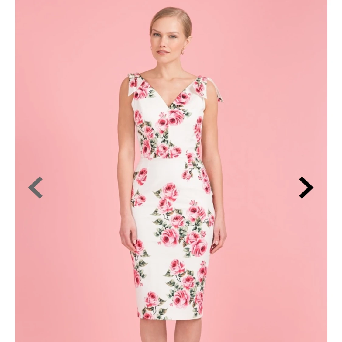 Ava Vintage Rose Amber Pencil Dress