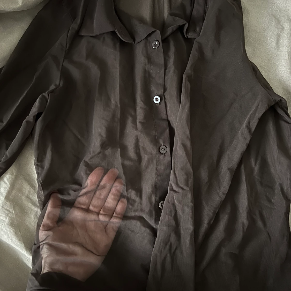 Mörkbrun tröja  - 90