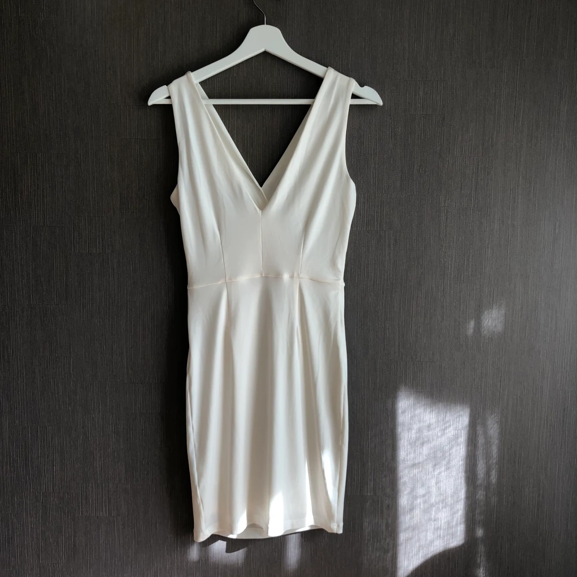 Crémevit klänning - 90