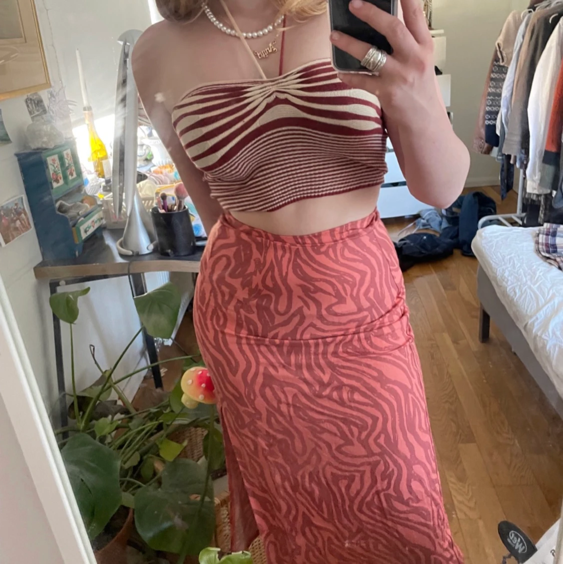 Fin mönstrad sommar kjol! - 91