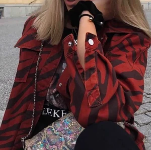 Zara jacka  - Säljer denna snygga jeans jackan i zebra mönster från zara som tyvärr inte kommer till användning längre❤️ köparen står för frakten! ( första bilden är lånad) 