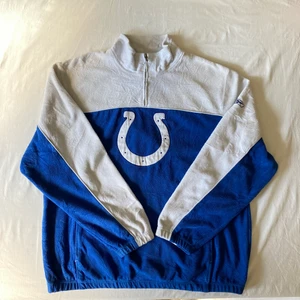 Quarterzip fleecetröja NFL colts  - Fleecetröja quarterzip NFL Colts. Sitter bra, mer likt L än XL. 