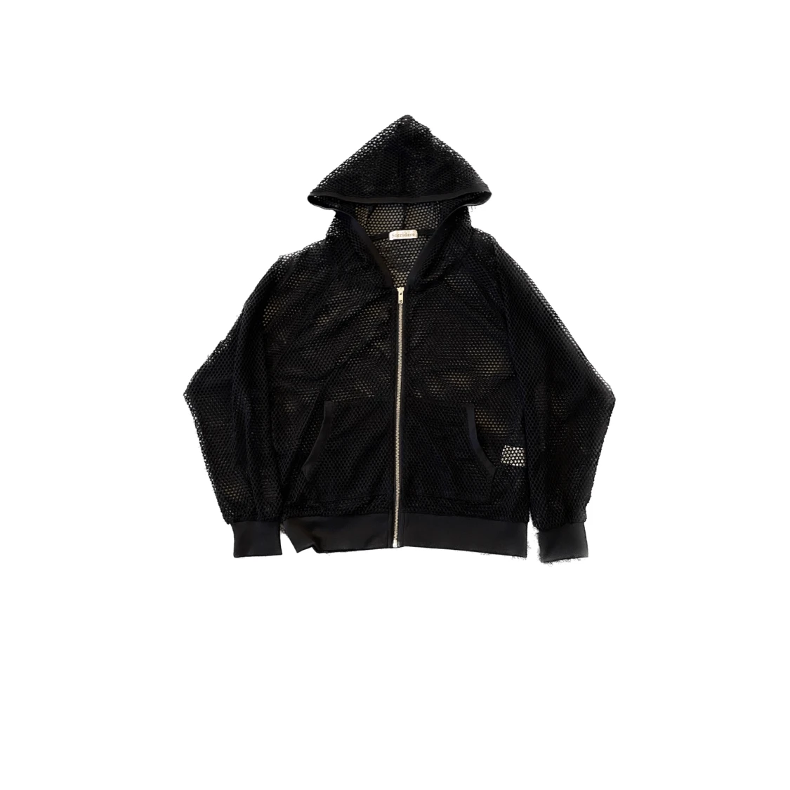 Sorridere mesh zip hoodie