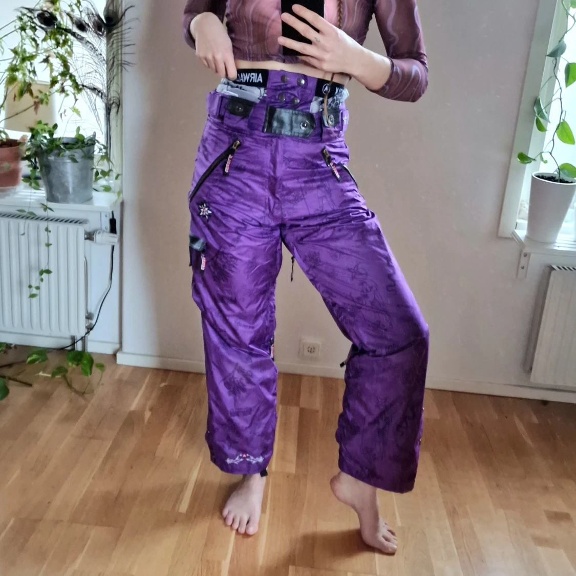 Lila termobyxor  - 90