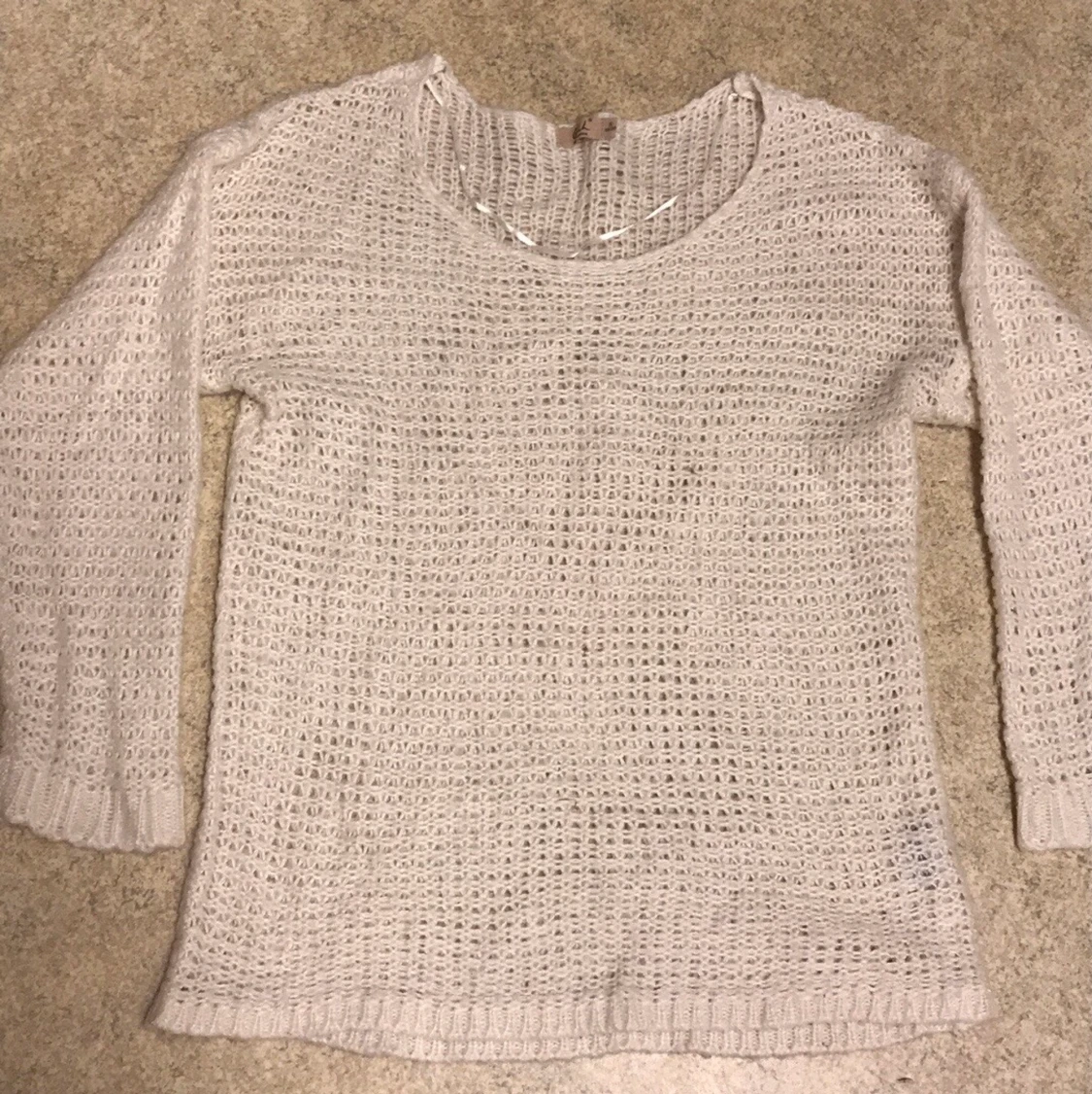 Mysig stickad tröja stl S  - 90