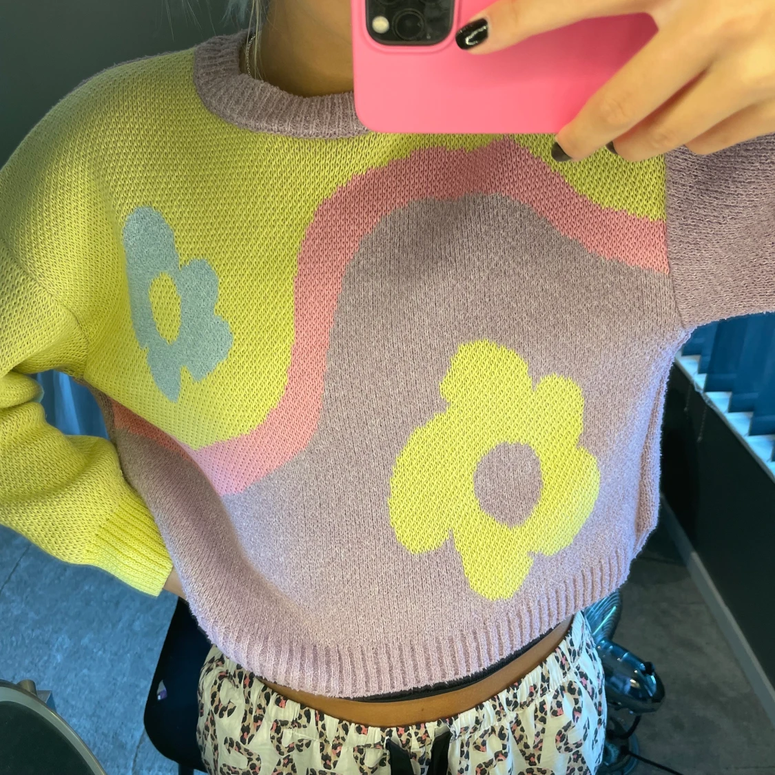 Stickad tröja 